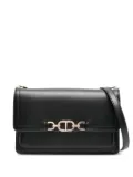 TWINSET chain-link flap cross body - Black
