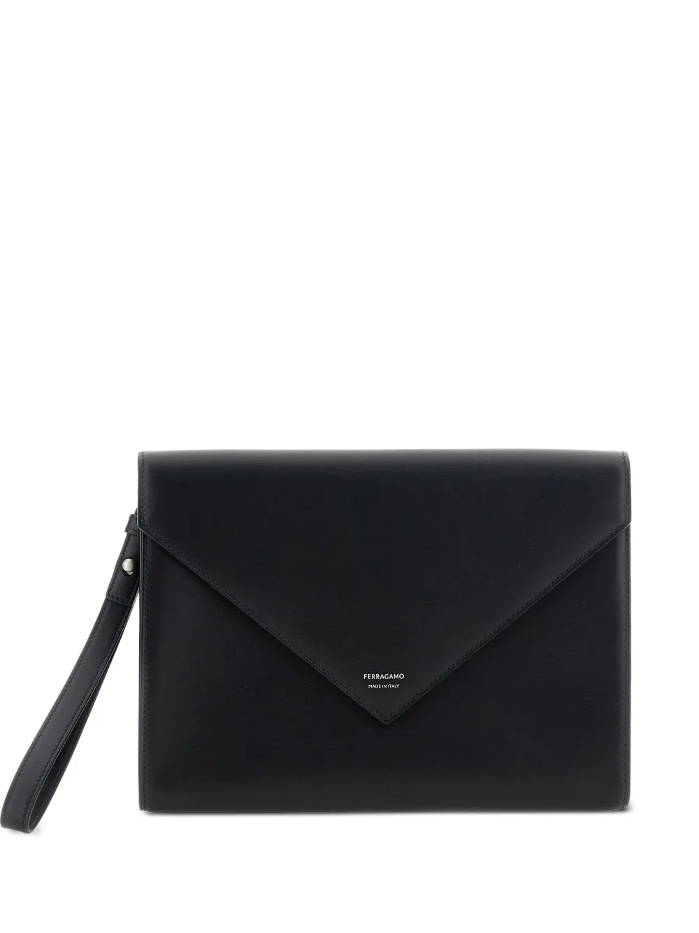 leather clutch bag
