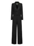 Blanca Vita peak-lapels suit - Black