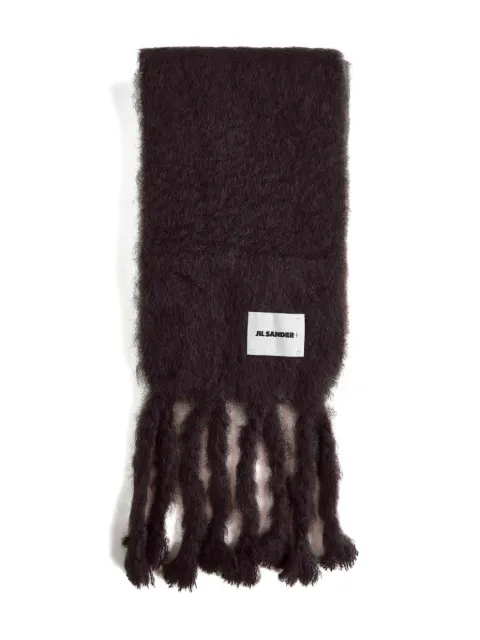 Jil Sander fringed scarf