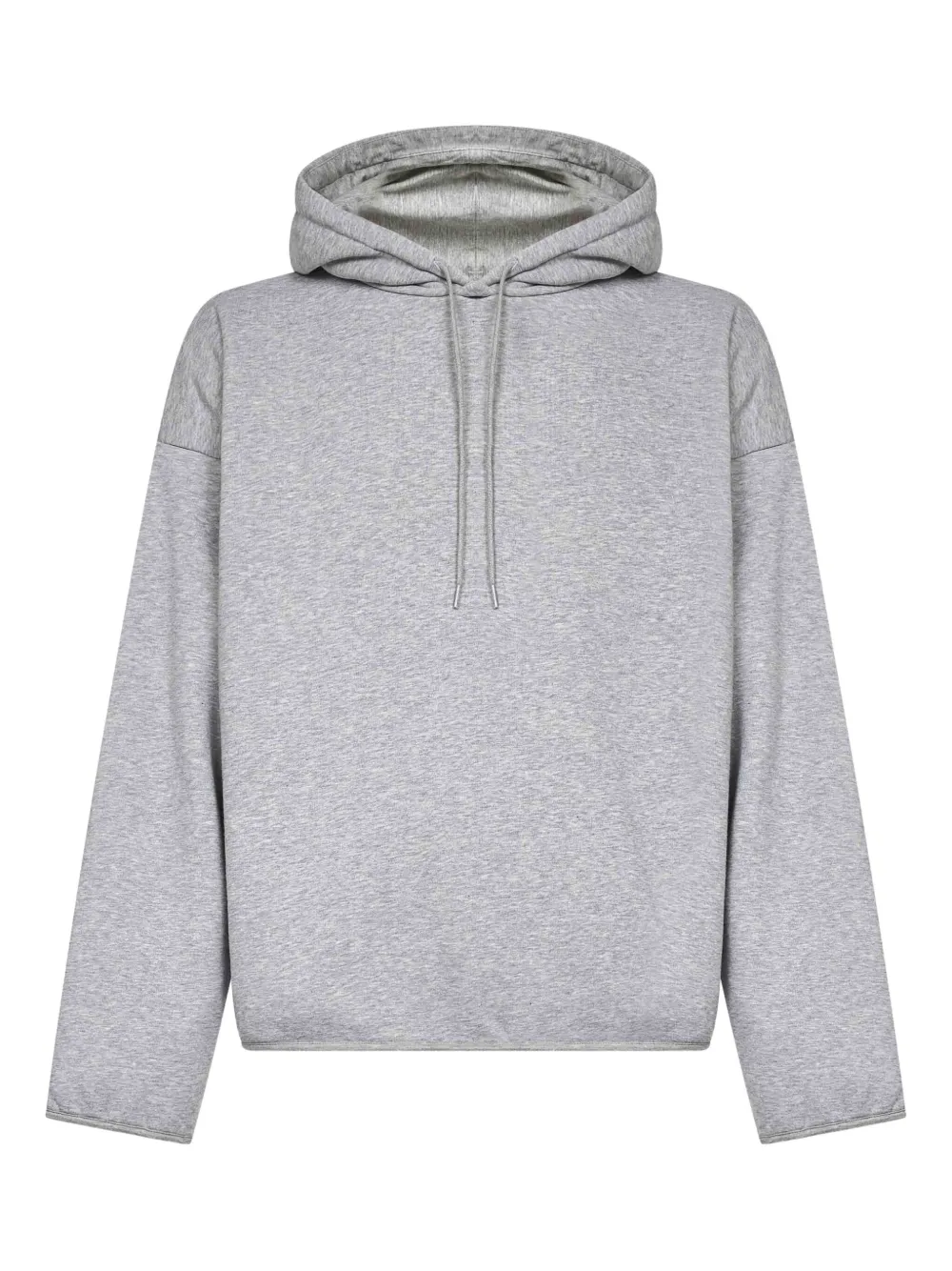 MM6 Maison Margiela dropped-shoulder hooded sweatshirt - グレー MM6 Maison Margiela dropped-shoulder hooded sweatshirt - グレー