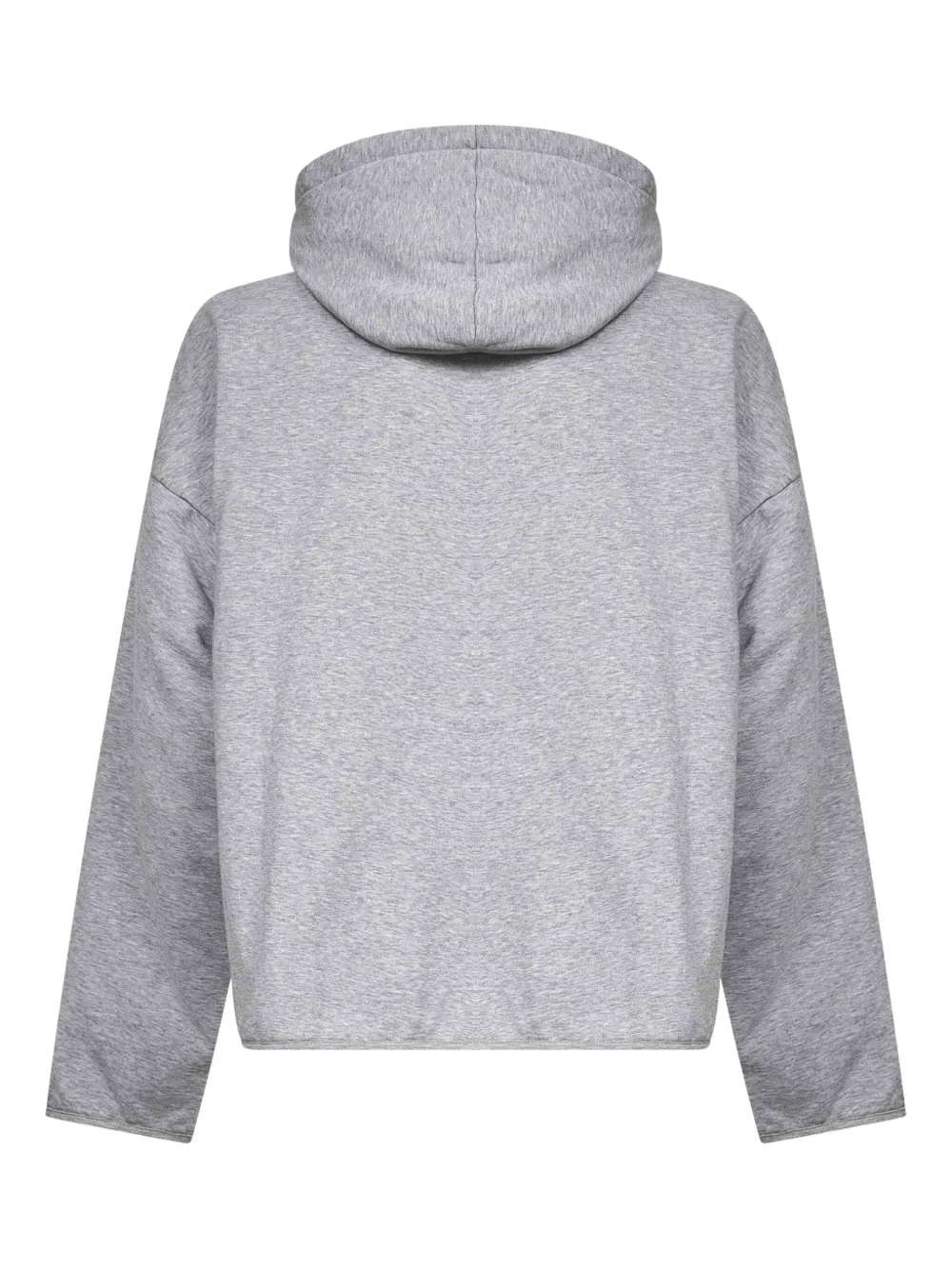 MM6 Maison Margiela Sweater met verlaagde schouders en capuchon Grijs
