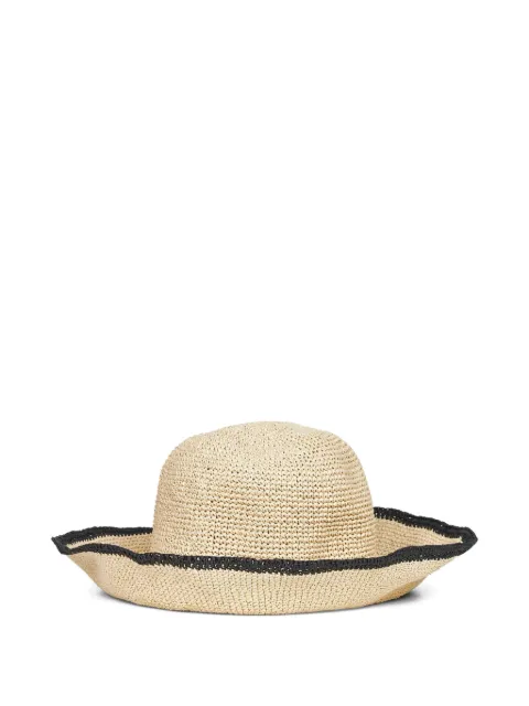 TOTEME slouching-brim paper straw hat