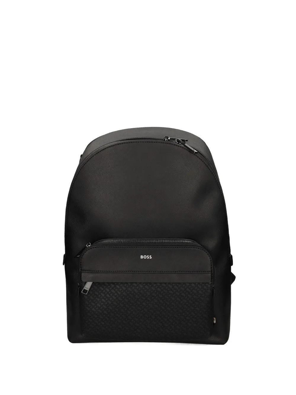Ea7 Emporio Armani patterned-panel backpack Zwart