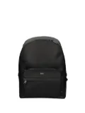Ea7 Emporio Armani patterned-panel backpack - Black