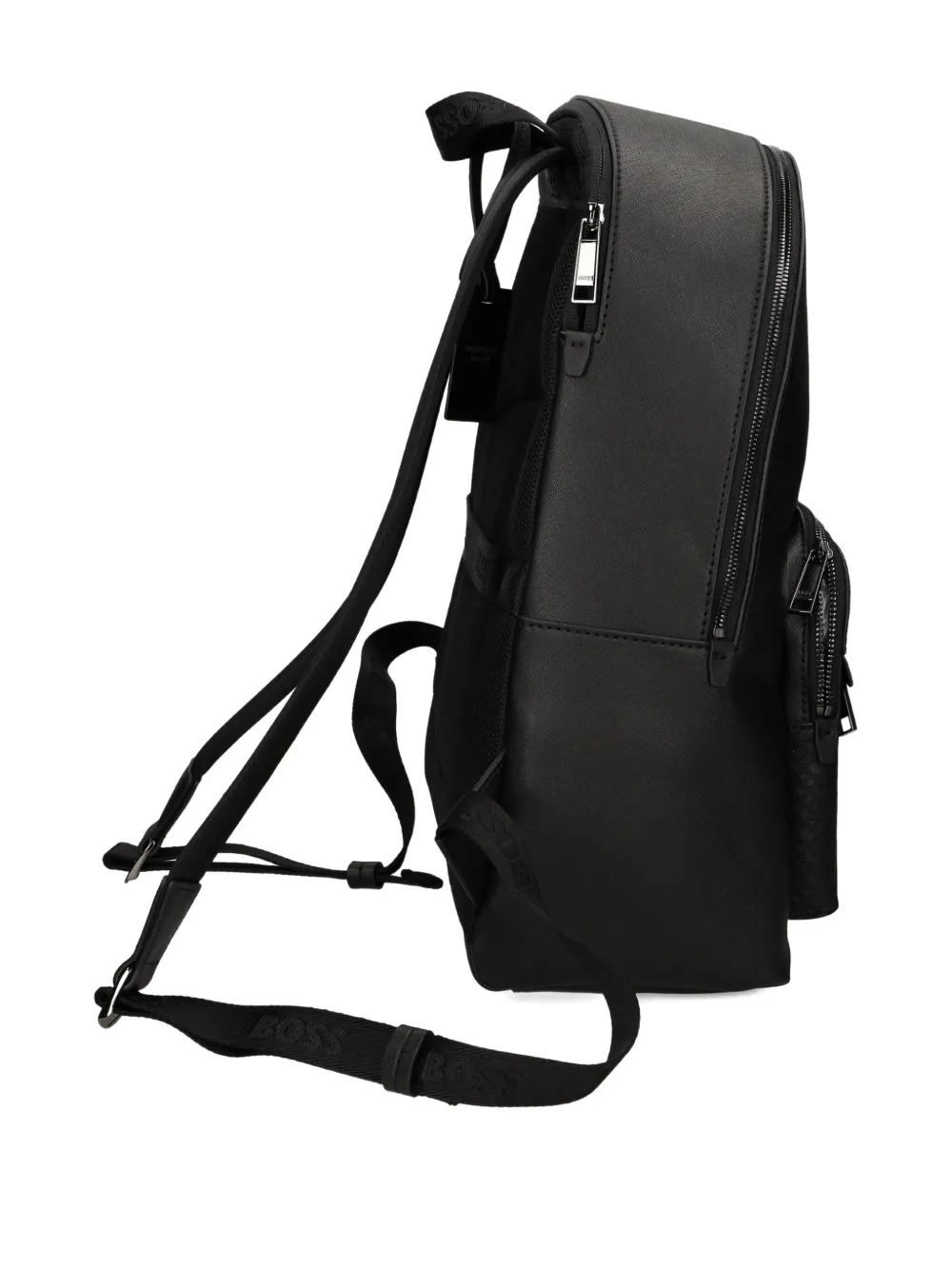 Ea7 Emporio Armani patterned-panel backpack Zwart
