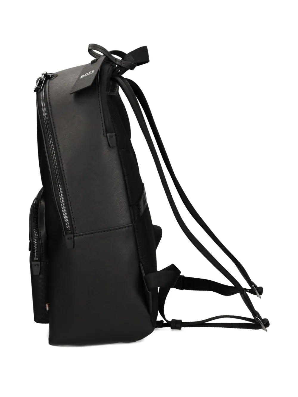 Ea7 Emporio Armani patterned-panel backpack Zwart