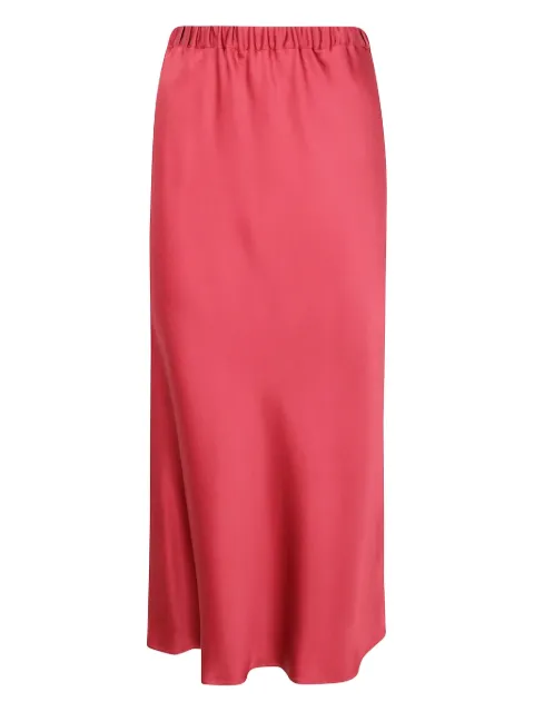 Antonelli satin midi skirt