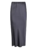 Antonelli satin midi skirt - Grey