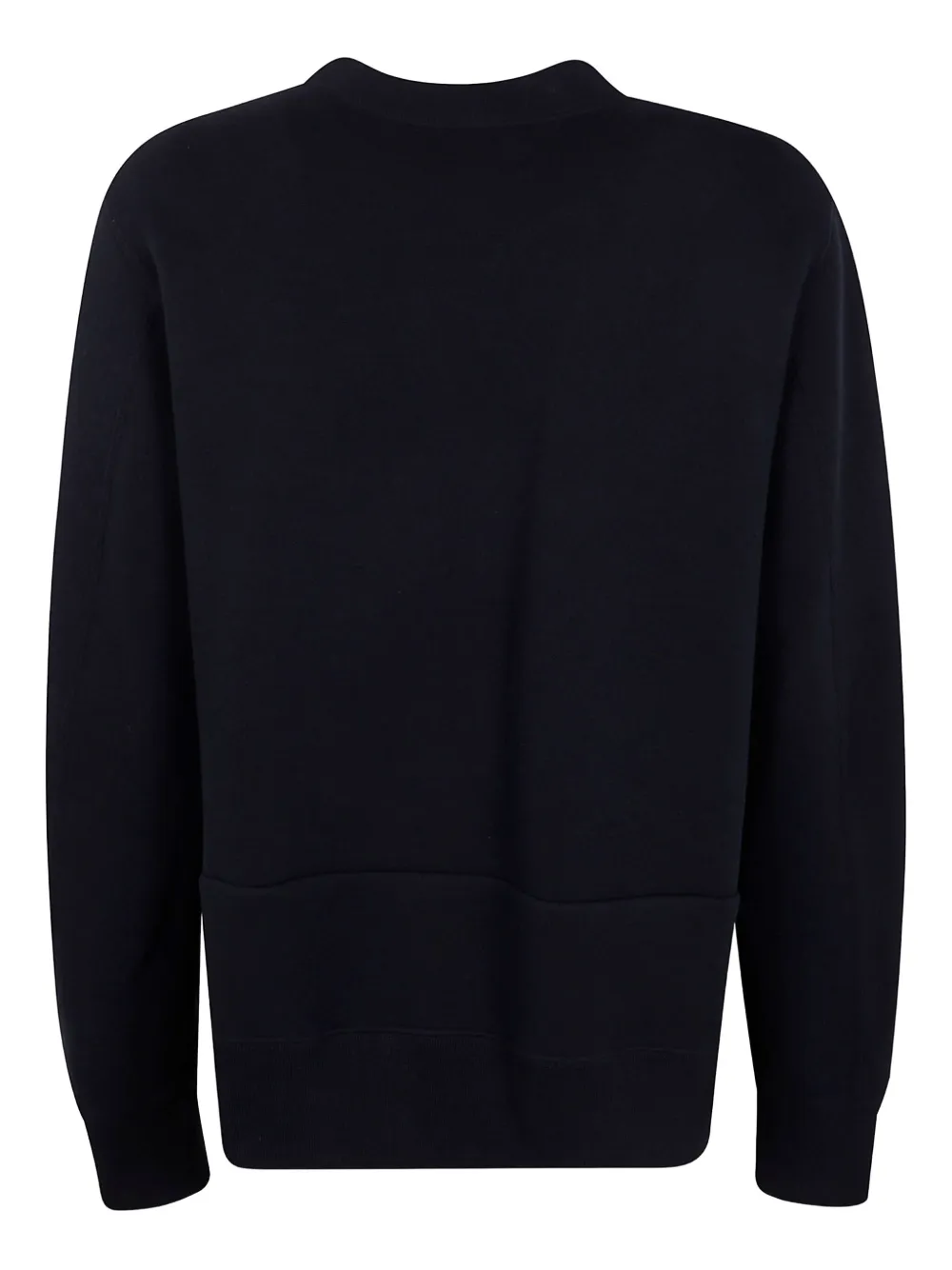 sacai pocket-detail crew-neck sweater Zwart