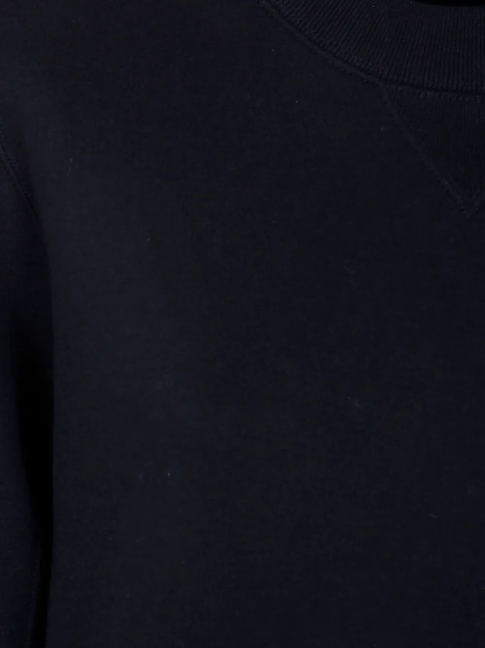 sacai pocket-detail crew-neck sweater Zwart