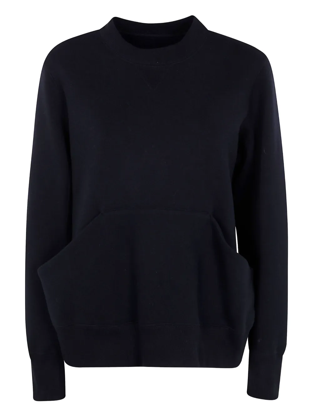 Sacai pocket-detail crew-neck sweater Zwart