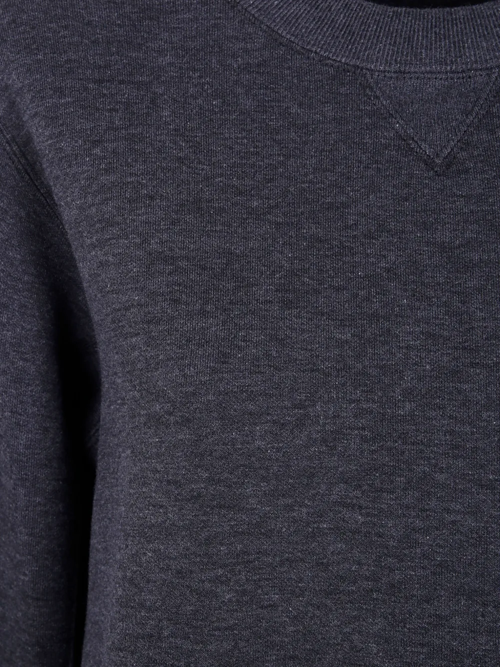 sacai kangoroo-pocket cotton sweatshirt Grijs