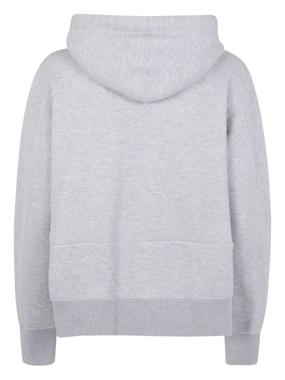 sacai Sponge zip-front pocket hoodie Grijs