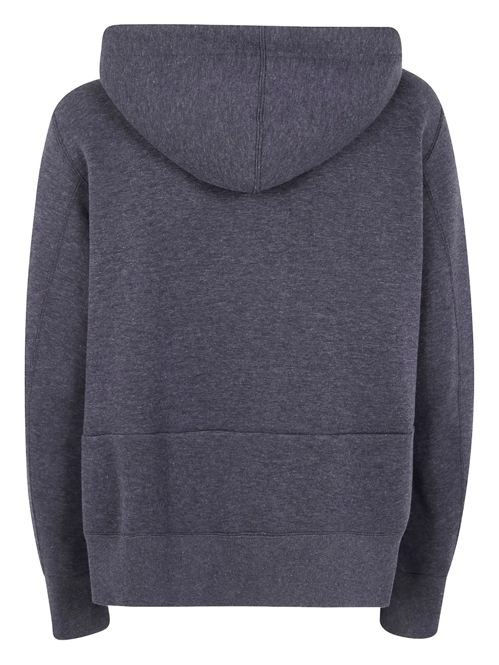 sacai Sponge hooded zip-up sweatshirt Grijs