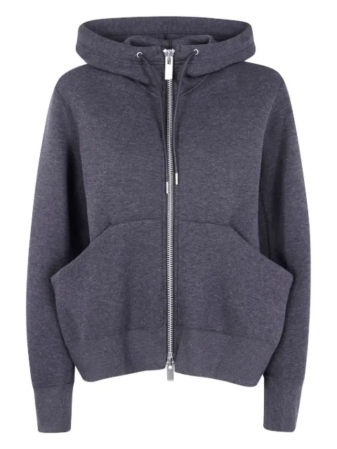 sacai Felpa Sponge con cappuccio