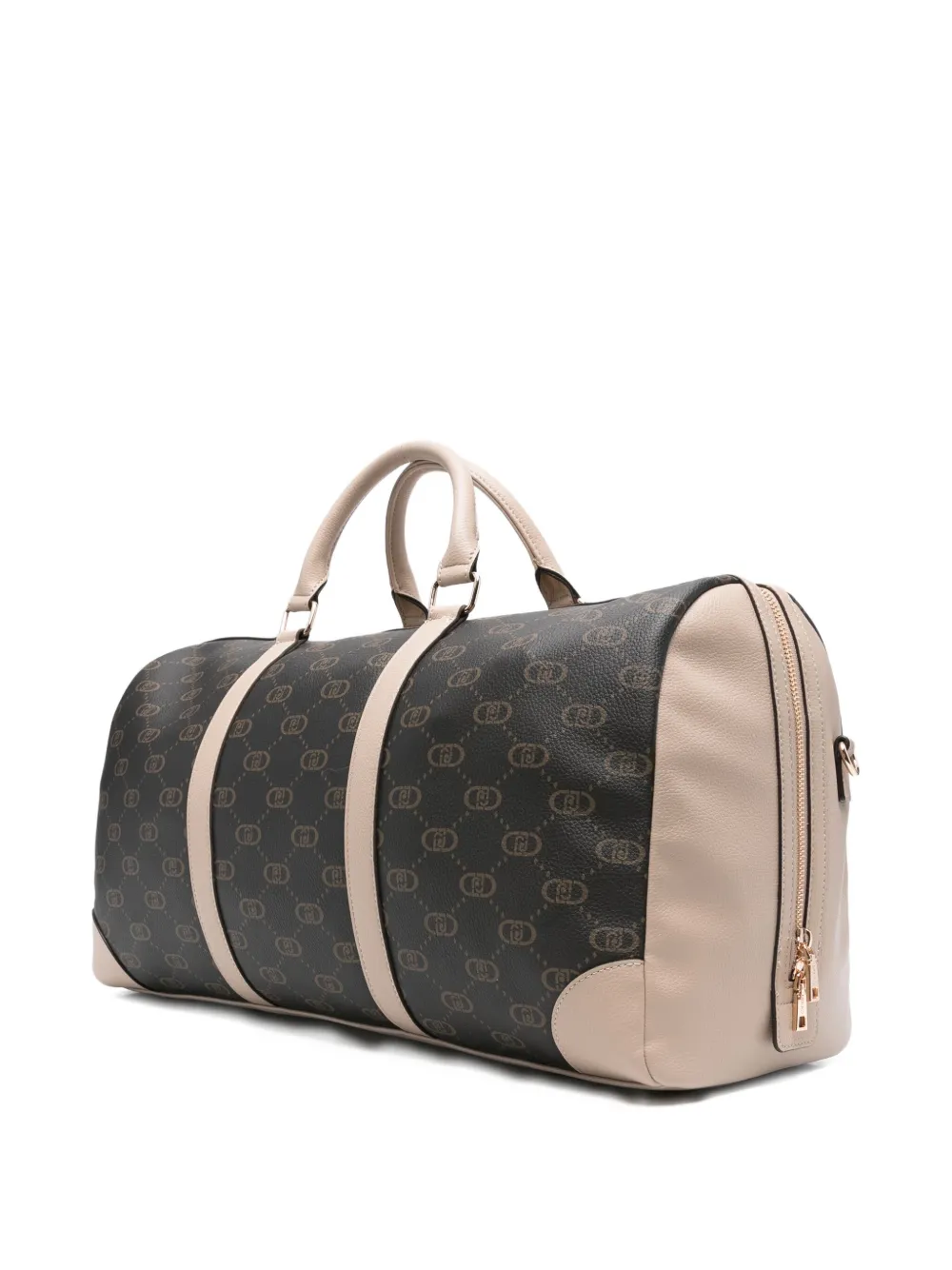 LIU JO Reistas met logoplakkaat Beige