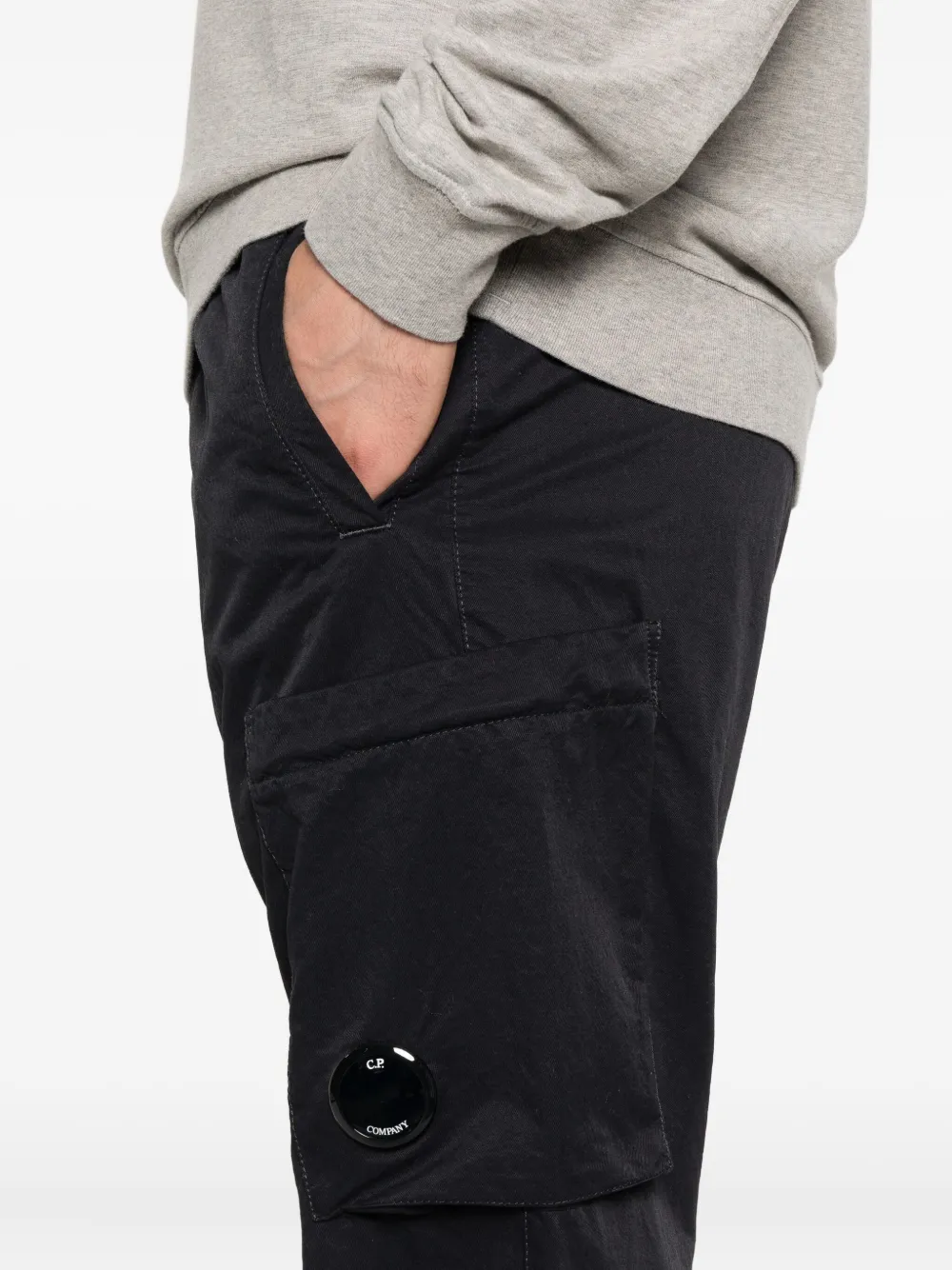 C.P. Company Trainingsbroek met lens-detail Zwart