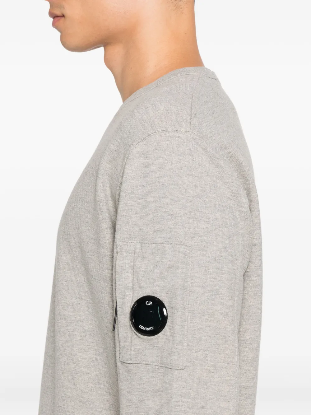 C.P. Company Sweater met Lens-zak Grijs