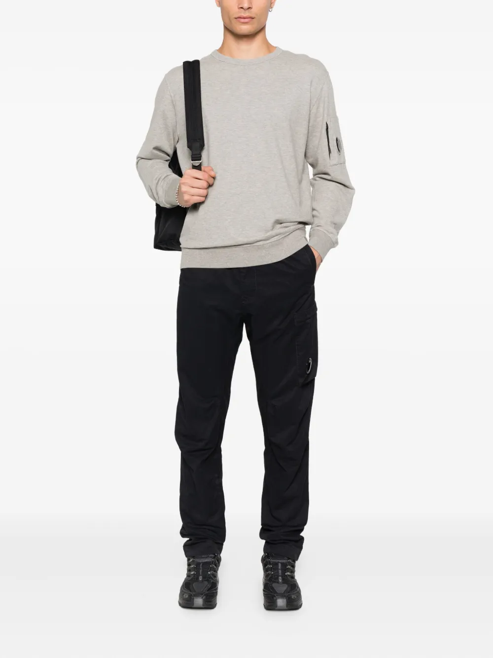 C.P. Company lens-pocket sweatshirt - Grijs