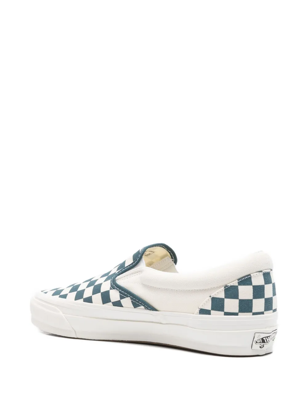 Vans checkerboard slip-on trainers White