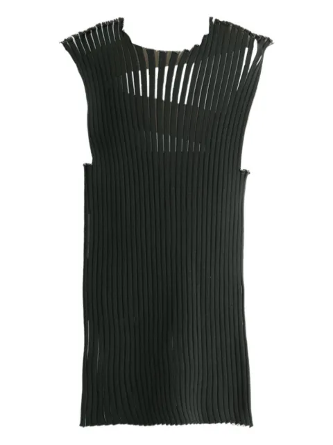 Issey Miyake pleated sleeveless top