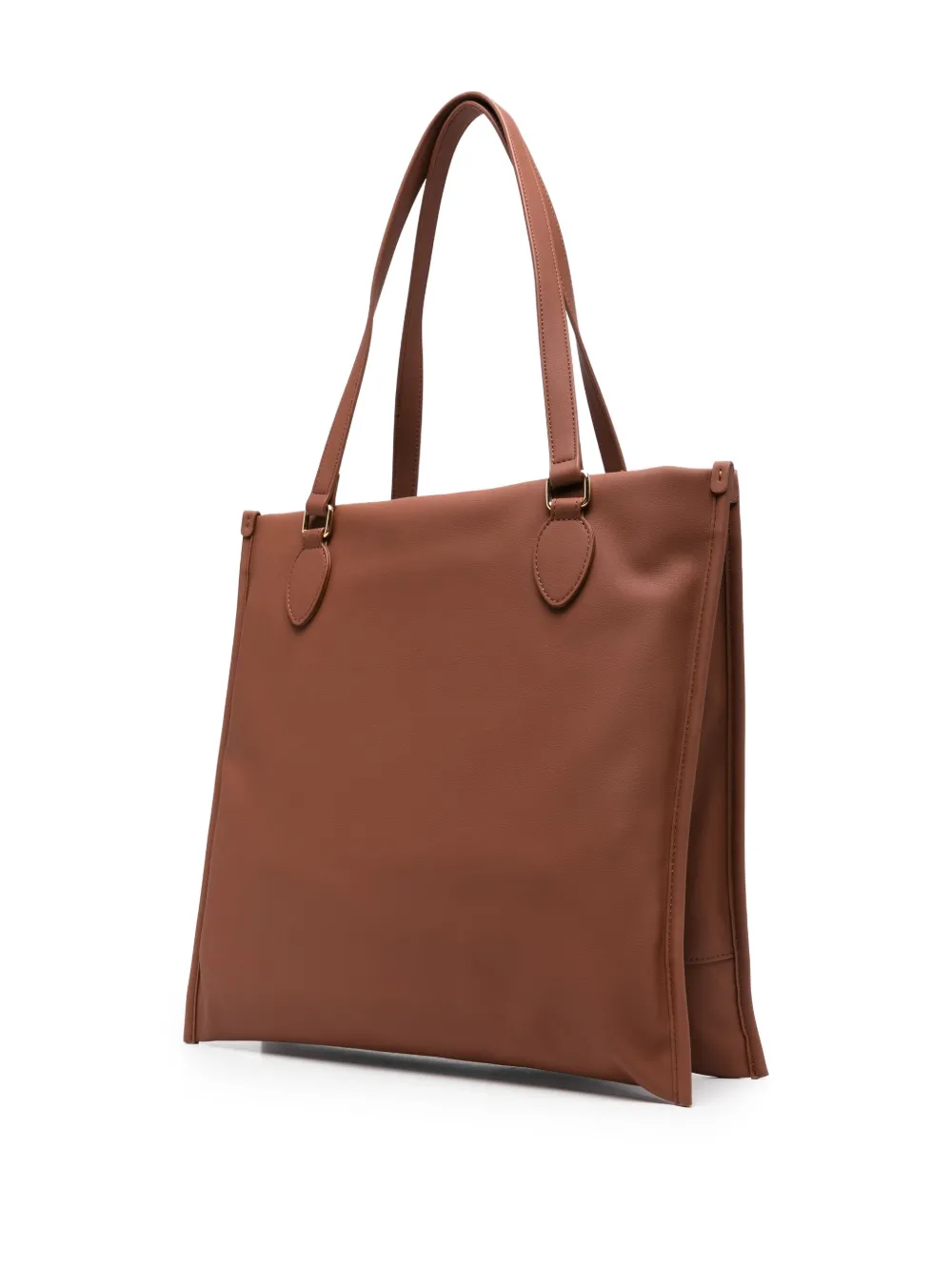Love Moschino Shopper met logo Bruin