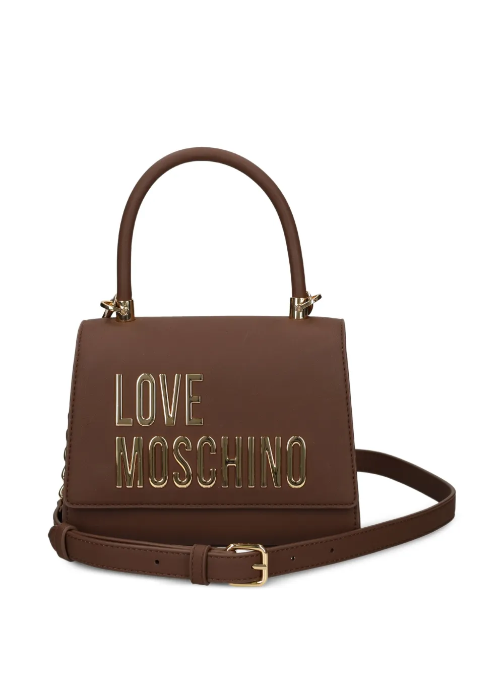 Love Moschino Heuptas met logoplakkaat Bruin