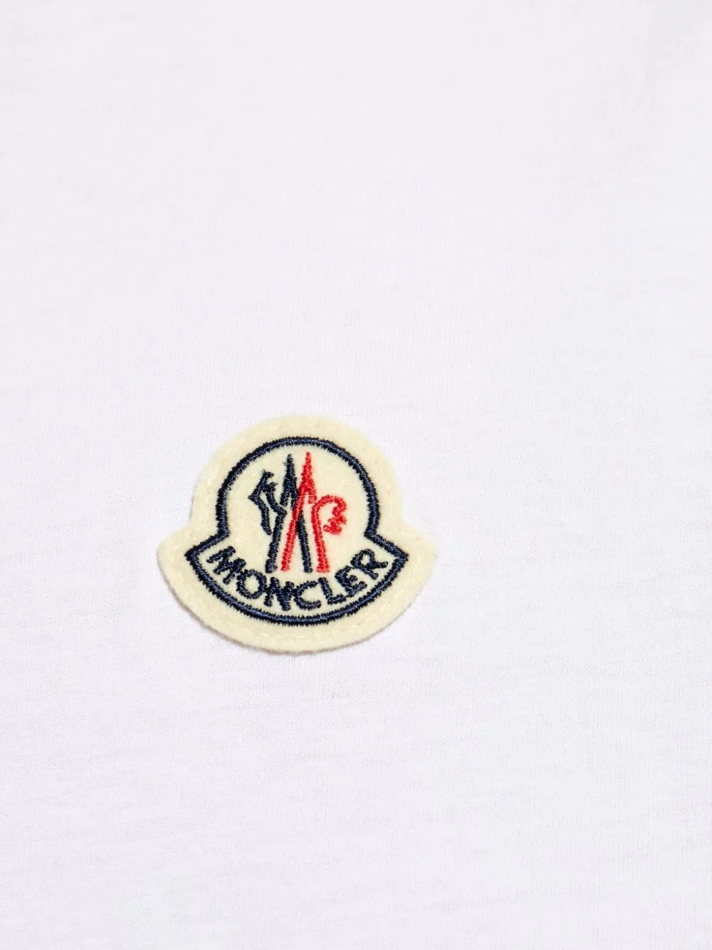 Moncler T-shirtpakket met logopatch Wit