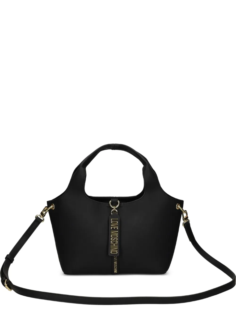 Love Moschino Heuptas met logoplakkaat Zwart