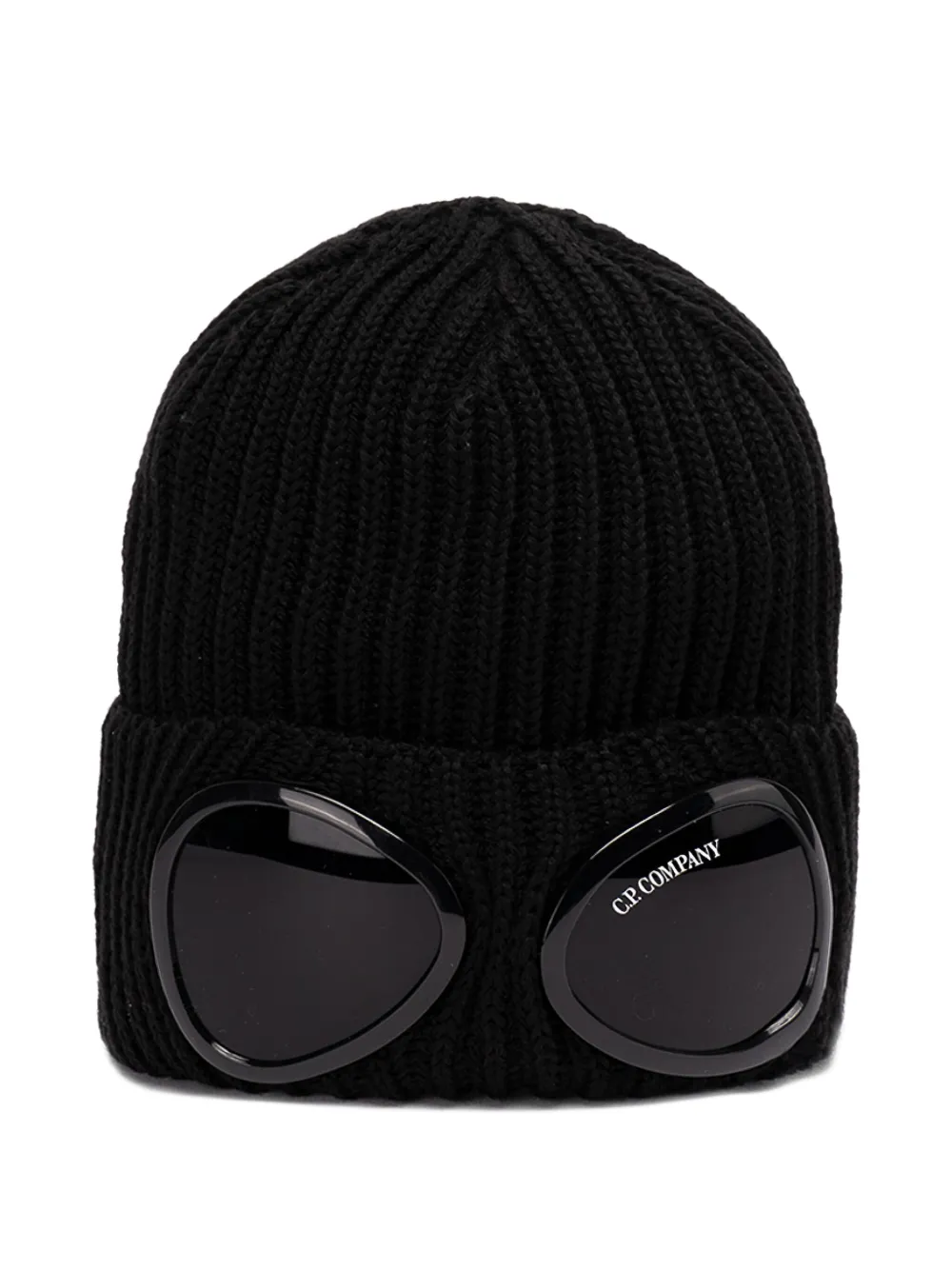 C.P. Company goggle ribbed hat | negro | Image 1