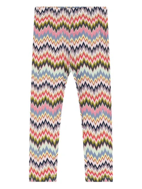 Missoni Kids Leggings mit Zickzackmuster