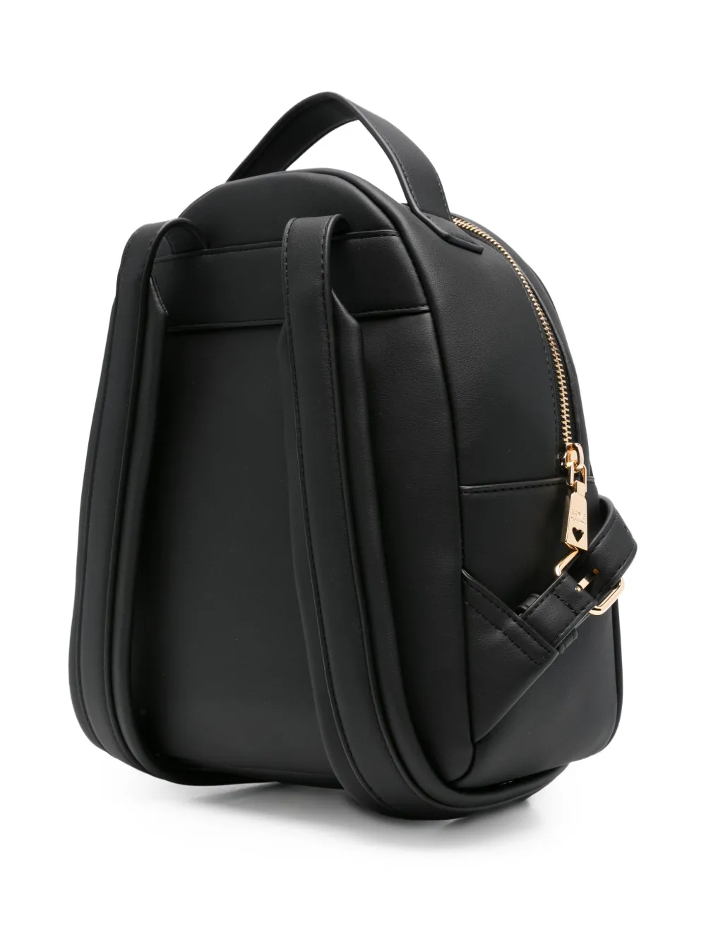 Love Moschino Rugzak met logoplakkaat Zwart