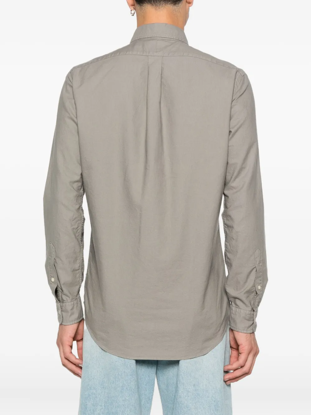Polo Ralph Lauren long-sleeve button-down shirt Grijs