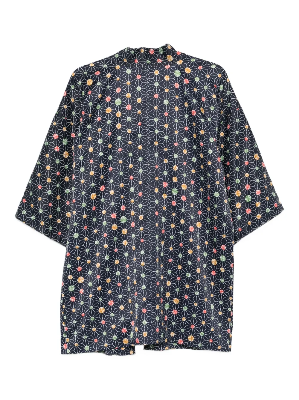 A.N.G.E.L.O. Vintage Cult 1970s jas met bloemenpatroon - Blauw
