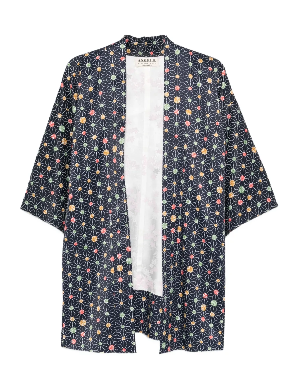 A.N.G.E.L.O. Vintage Cult 1970s フローラル コート - ブルー A.N.G.E.L.O. Vintage Cult 1970s フローラル コート - ブルー
