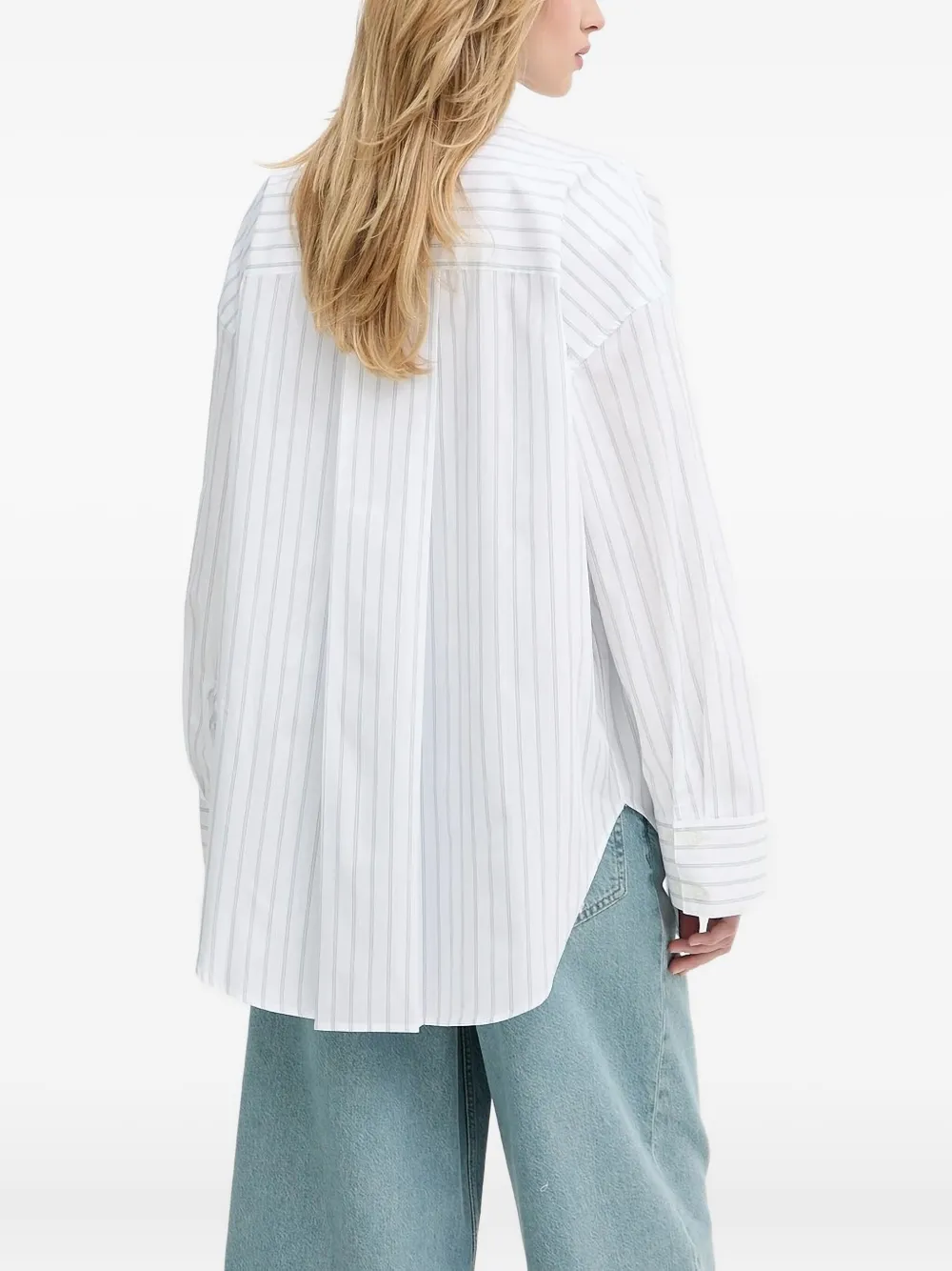 SAMSOE SAMSOE SAMARIKA pinstripe shirt - Wit