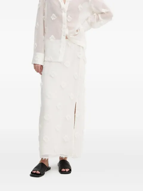 SAMSOE SAMSOE tassel-embellished split skirt