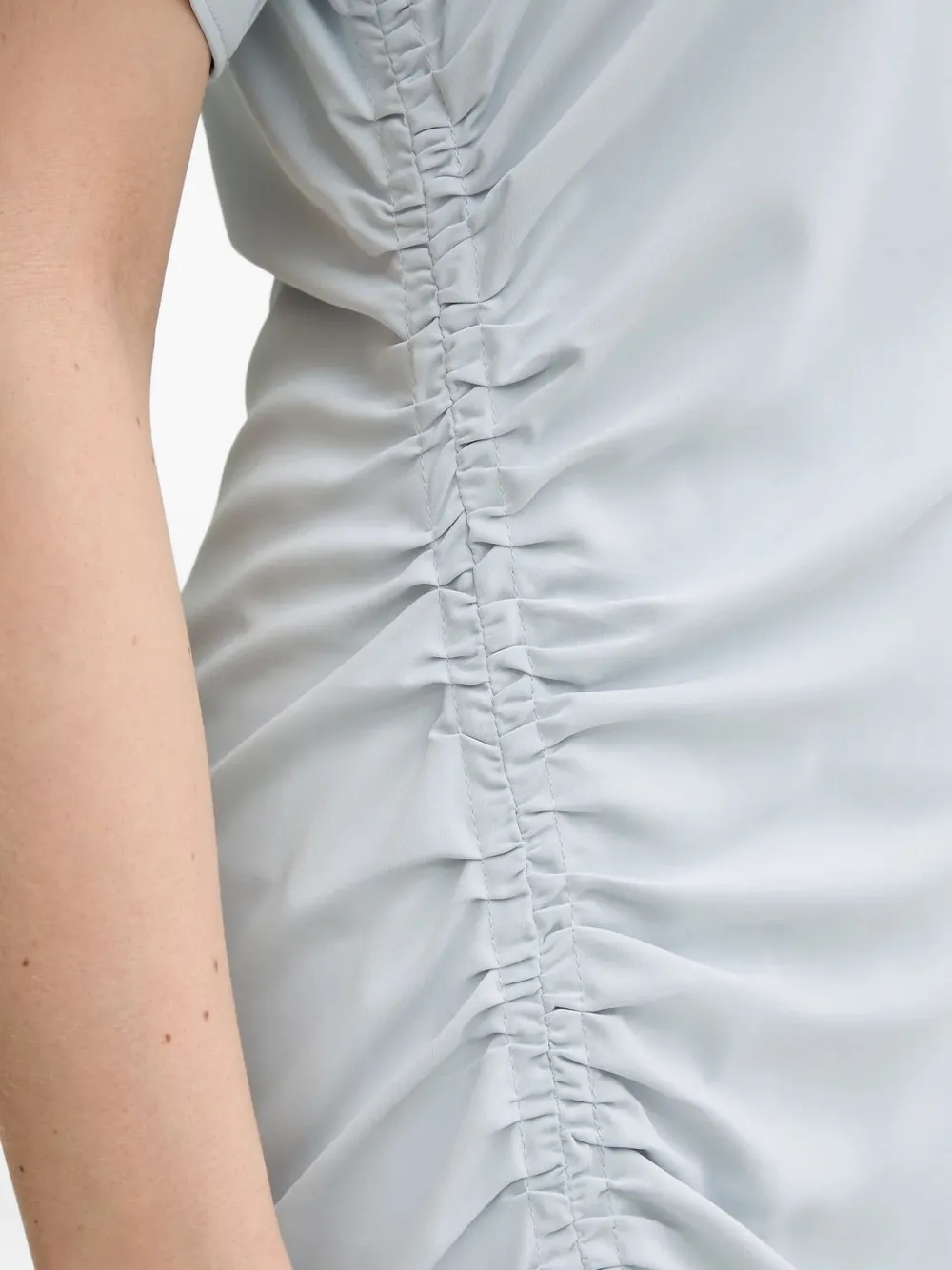 SAMSOE side-split maxi dress Grijs