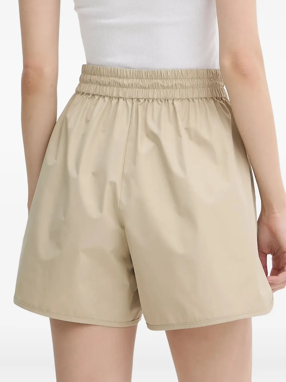 SAMSOE elasticated-waist windstopper shorts Beige