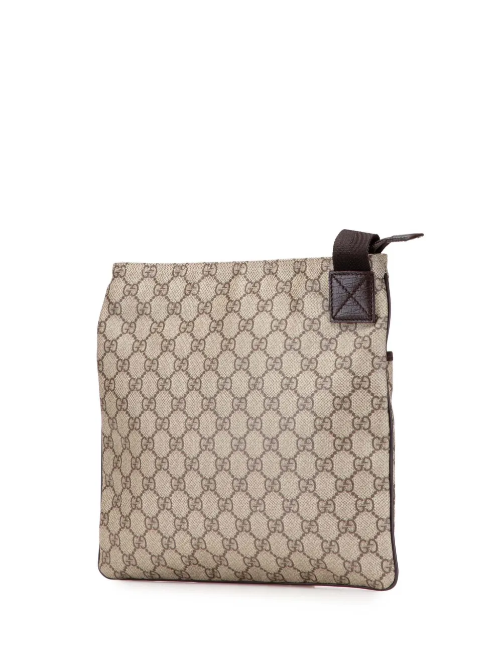Pre-owned Gucci 2000-2015 Gg Supreme Crossbody Bag In Brown