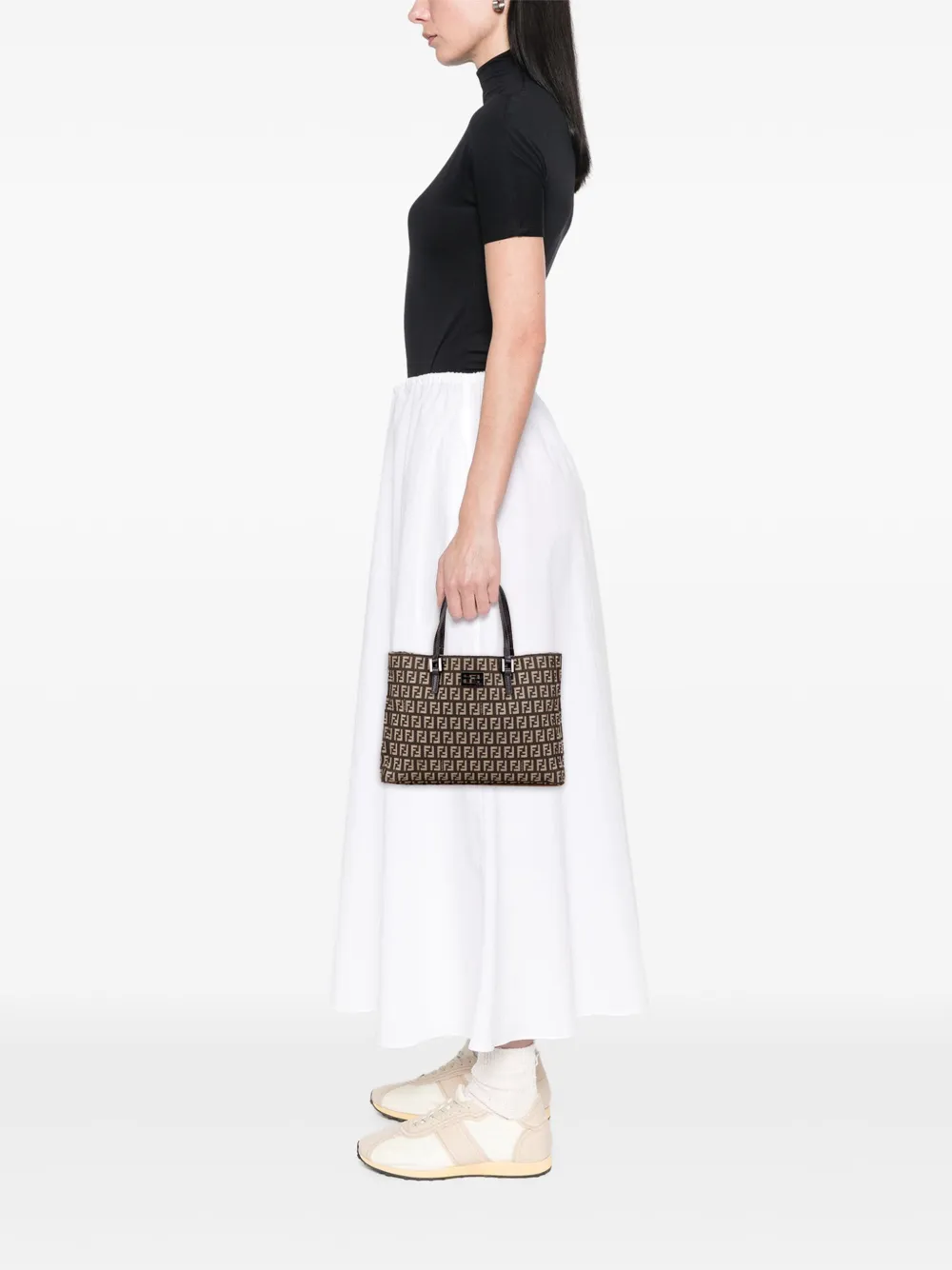 Fendi Pre-Owned 2010-2025 Small Zucchino Canvas tote bag | Pre-Owned | Image 2