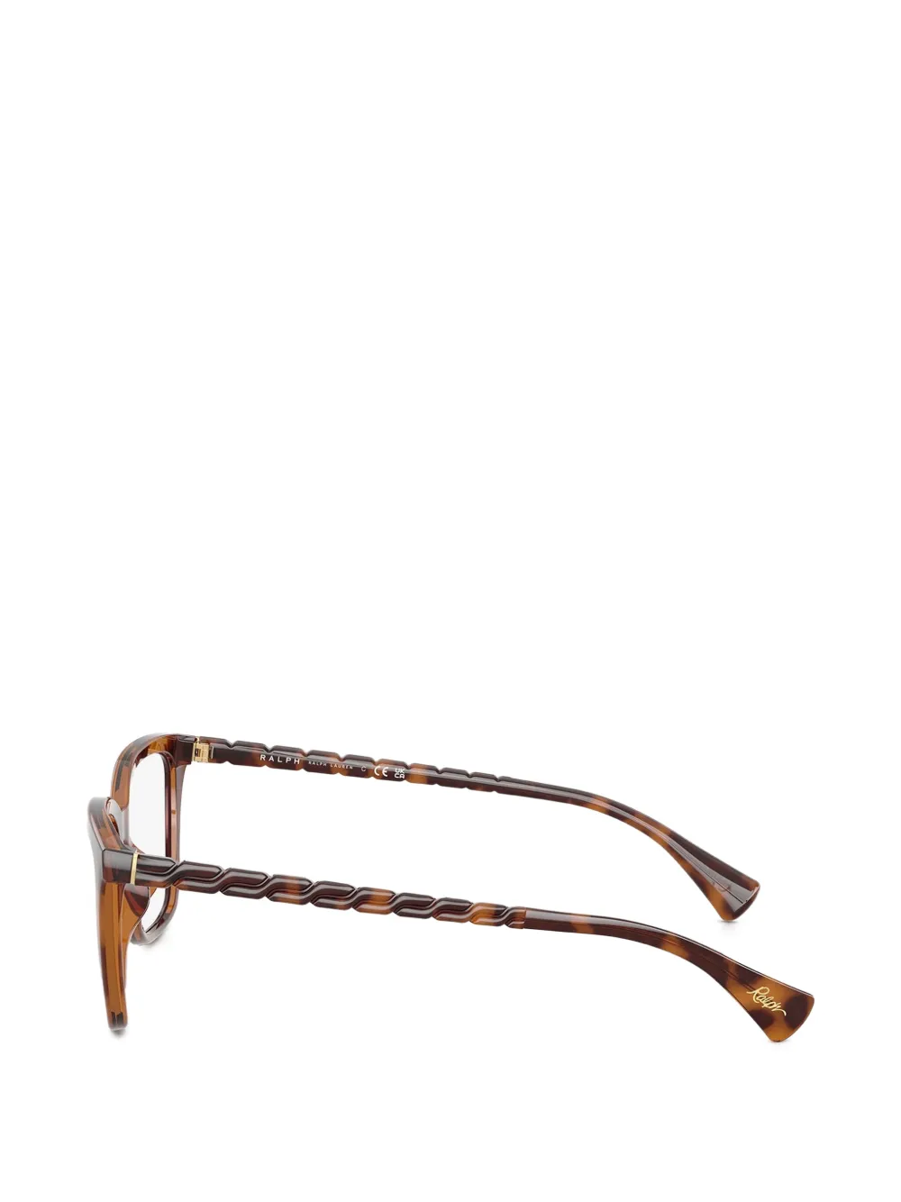 POLO RALPH LAUREN EYEWEAR Bril met rechthoekig montuur Bruin