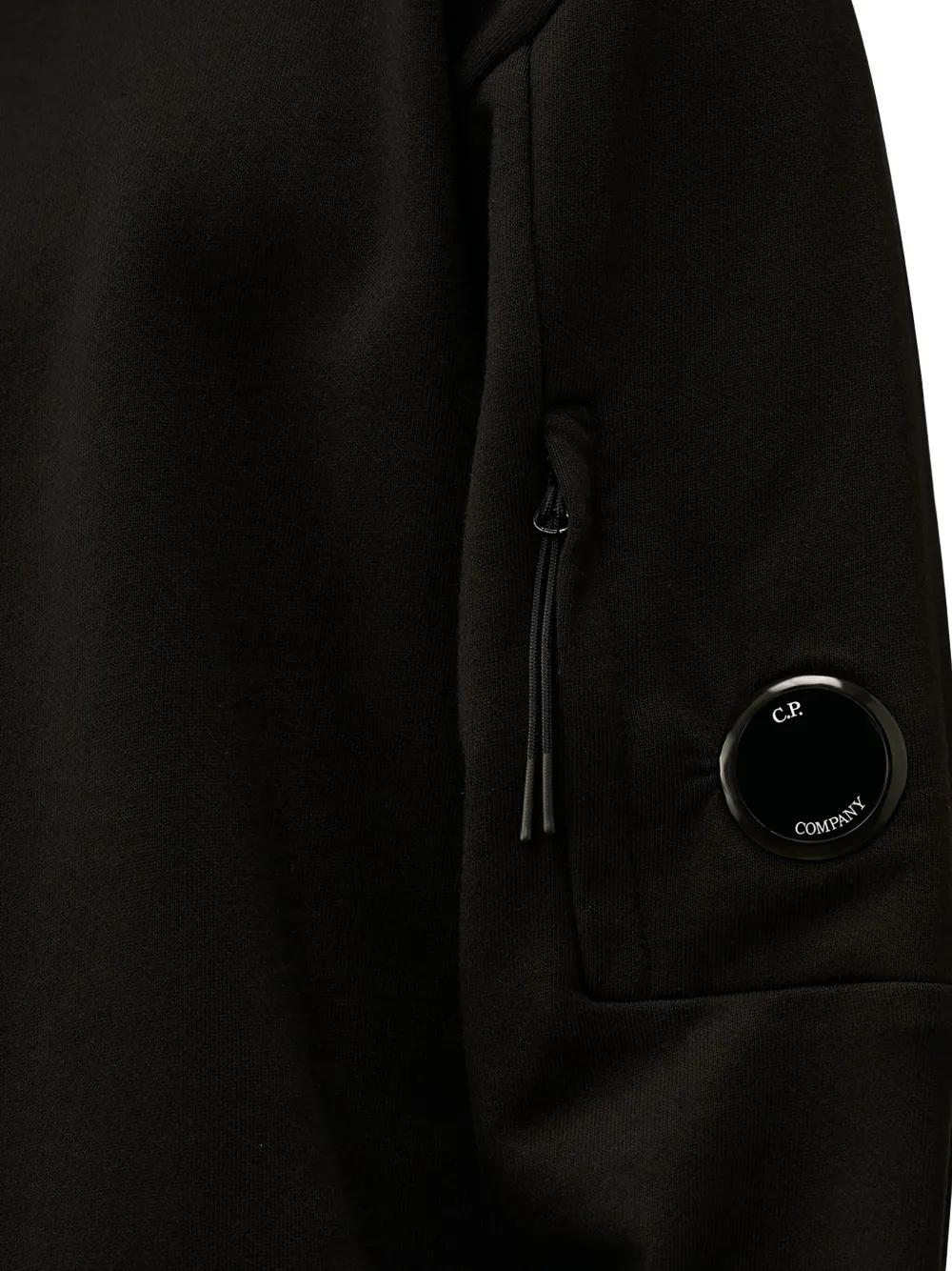 C.P. Company Sweater met logopatch Zwart