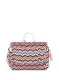 Missoni Kids zigzag quilted changing bag - Pink