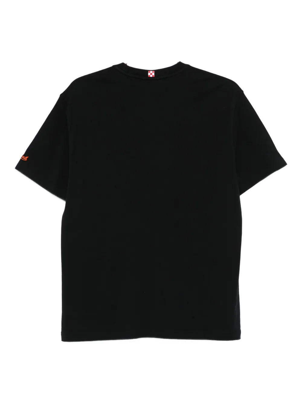 MC2 Saint Barth negroni-print T-shirt - Zwart