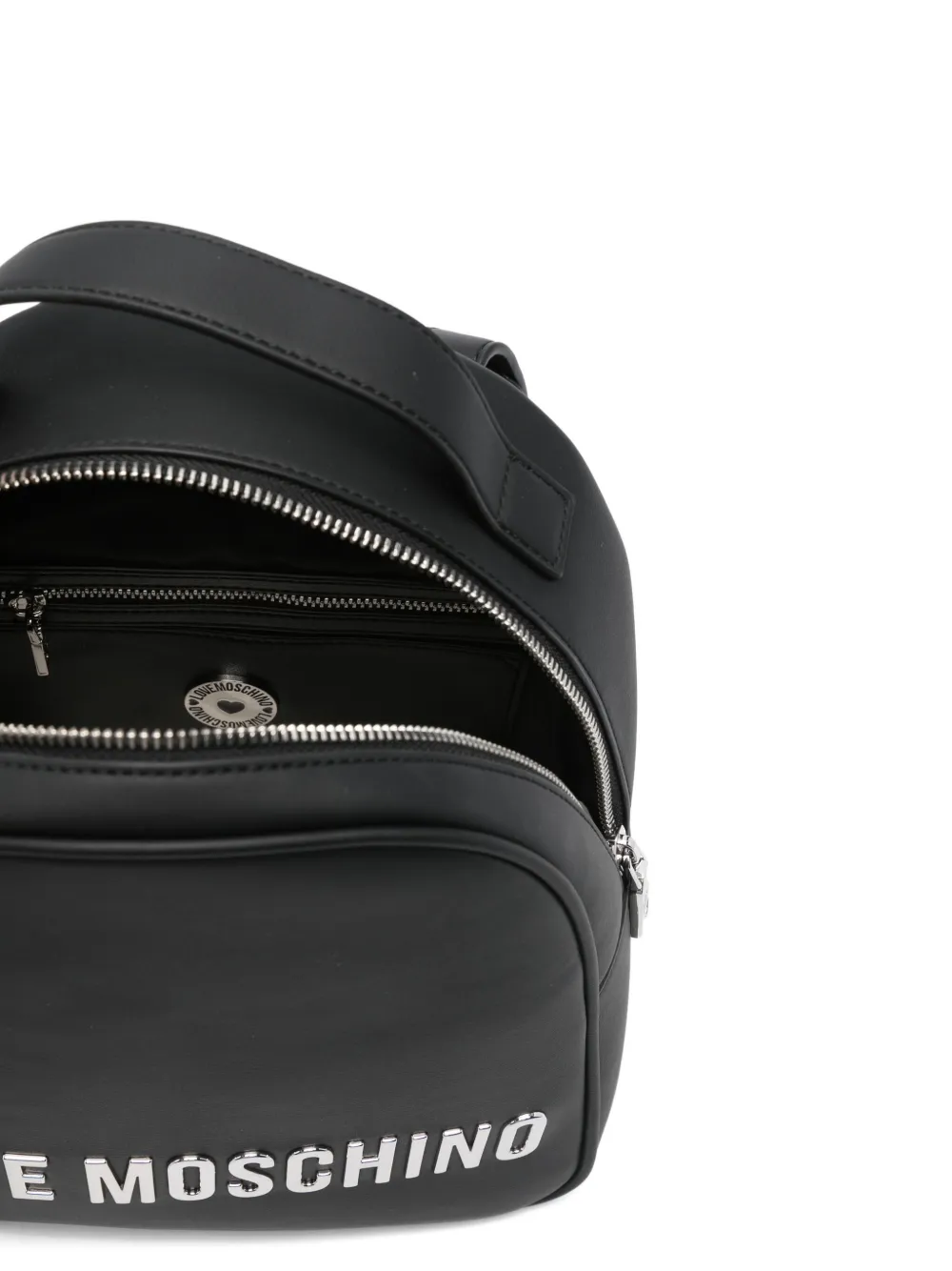 Love Moschino Hartvormige rugzak met rits Zwart