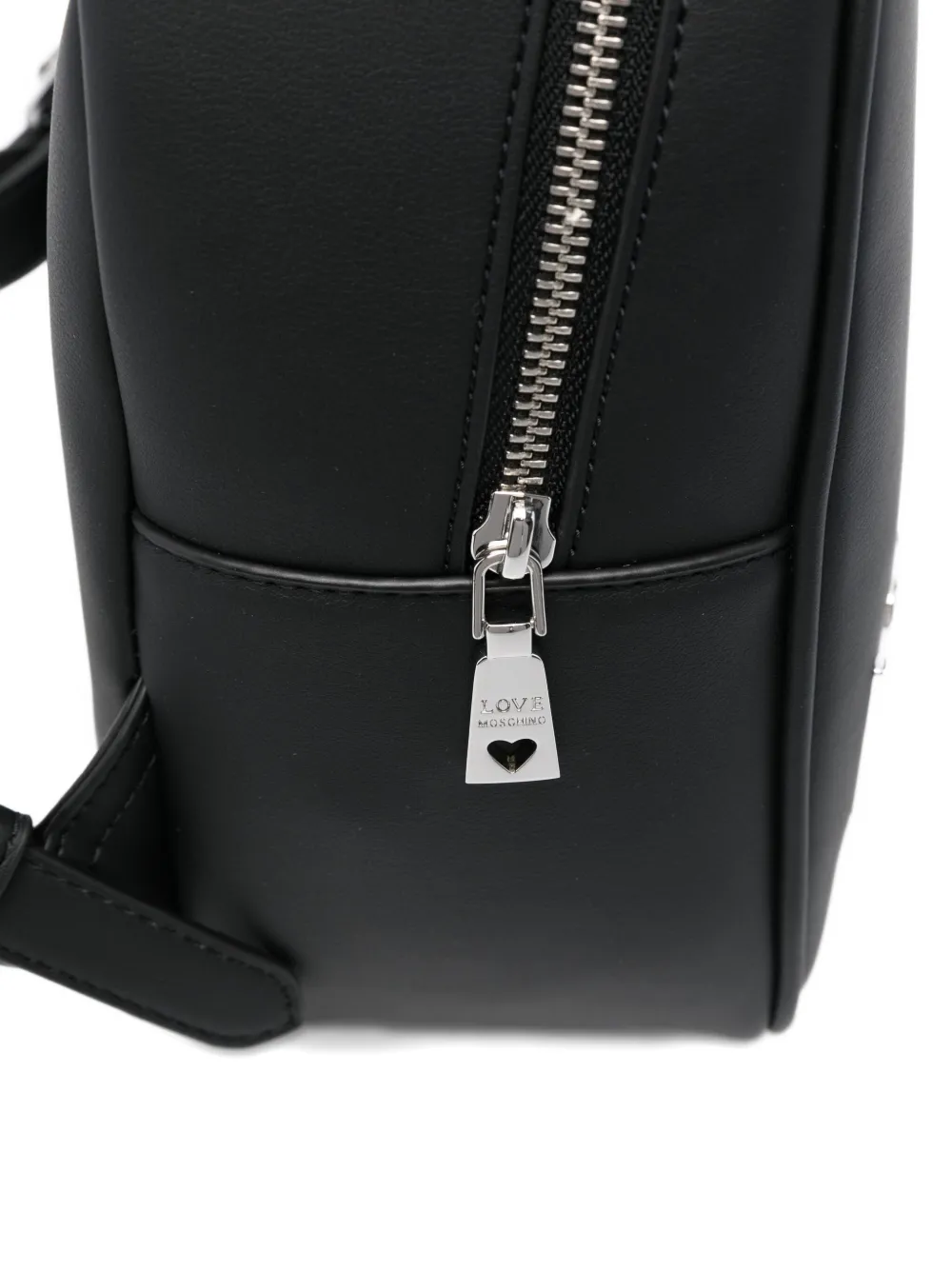 Love Moschino Hartvormige rugzak met rits Zwart