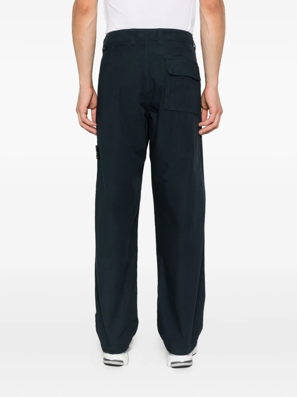 Stone Island 3100005 patch-pocket trousers Blauw