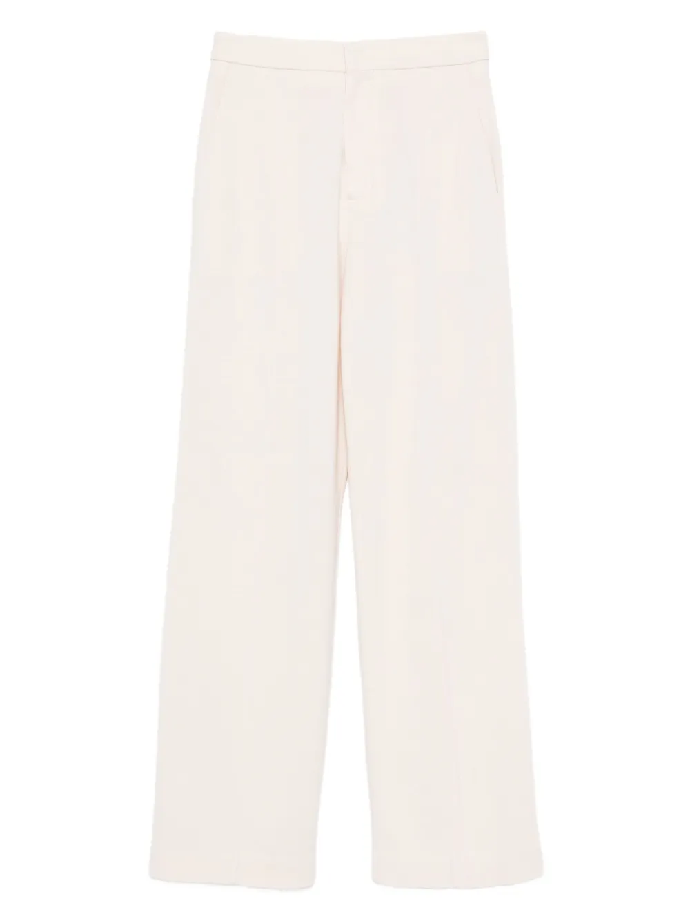 high-waisted trousers